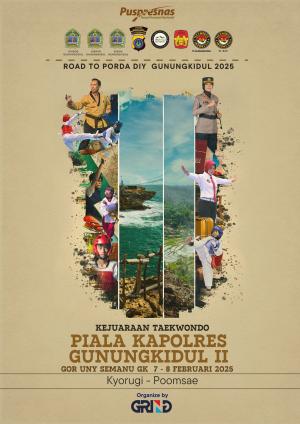 Kejuaraan KAPOLRES GUNUNG KIDUL TAEKWONDO CHAMPIONSHIP II TH.2025 Pengkab TI GK - GRIND ti-rbcpolressumbawa.com